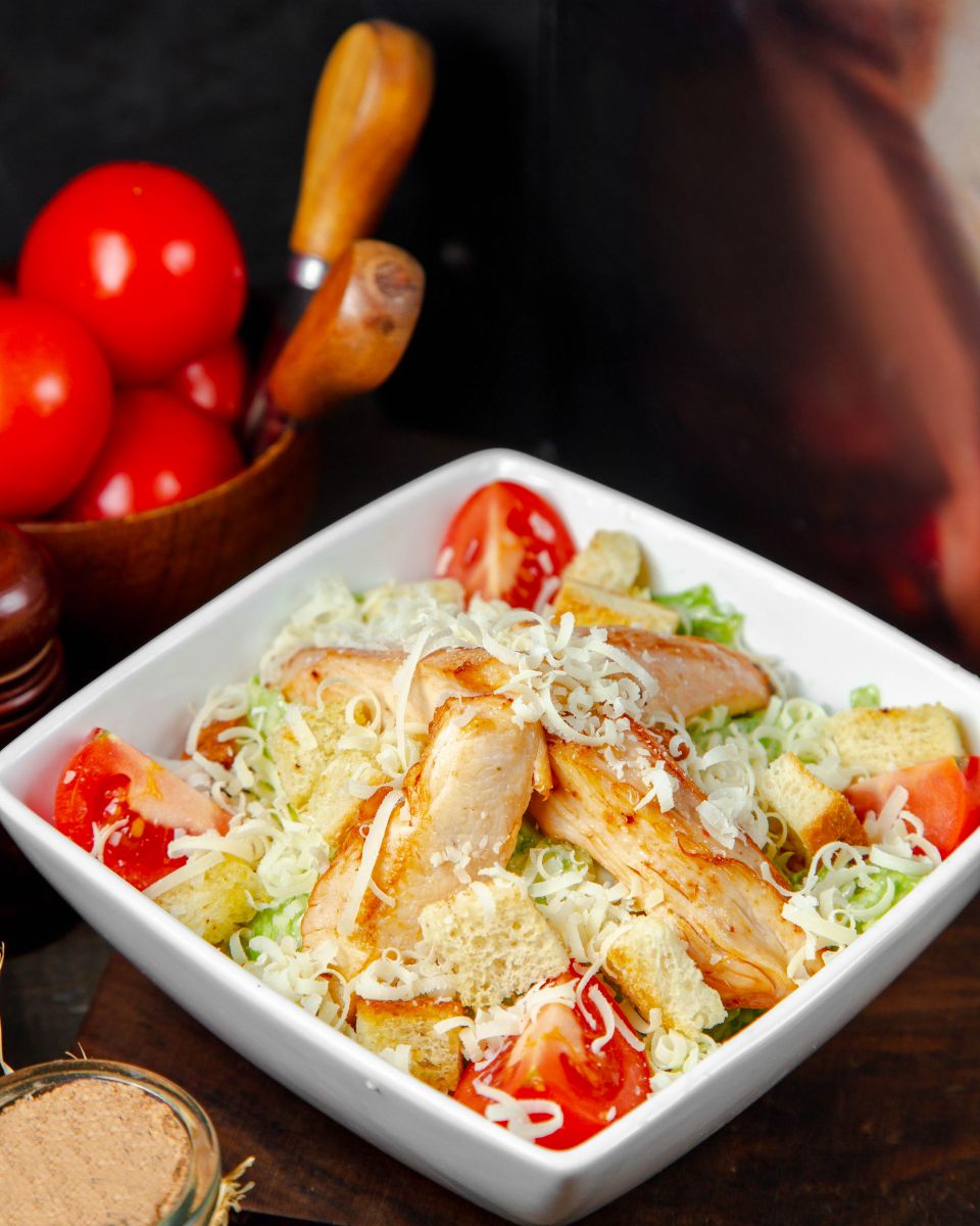 Công Thức Salad Caesar Gà