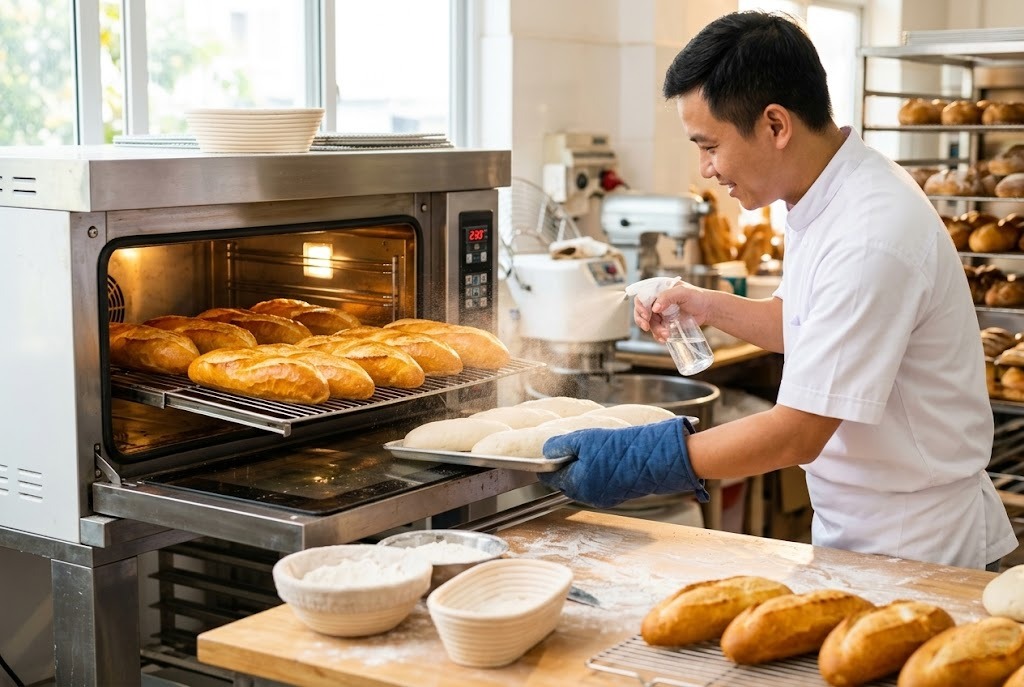 Mẹo nướng bánh mì Việt Nam lên màu đẹp 